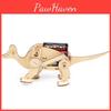 Kids Diy Mechanical Dinosaur Science Experiment Stem Education Assembly Model Kit Wooden Material