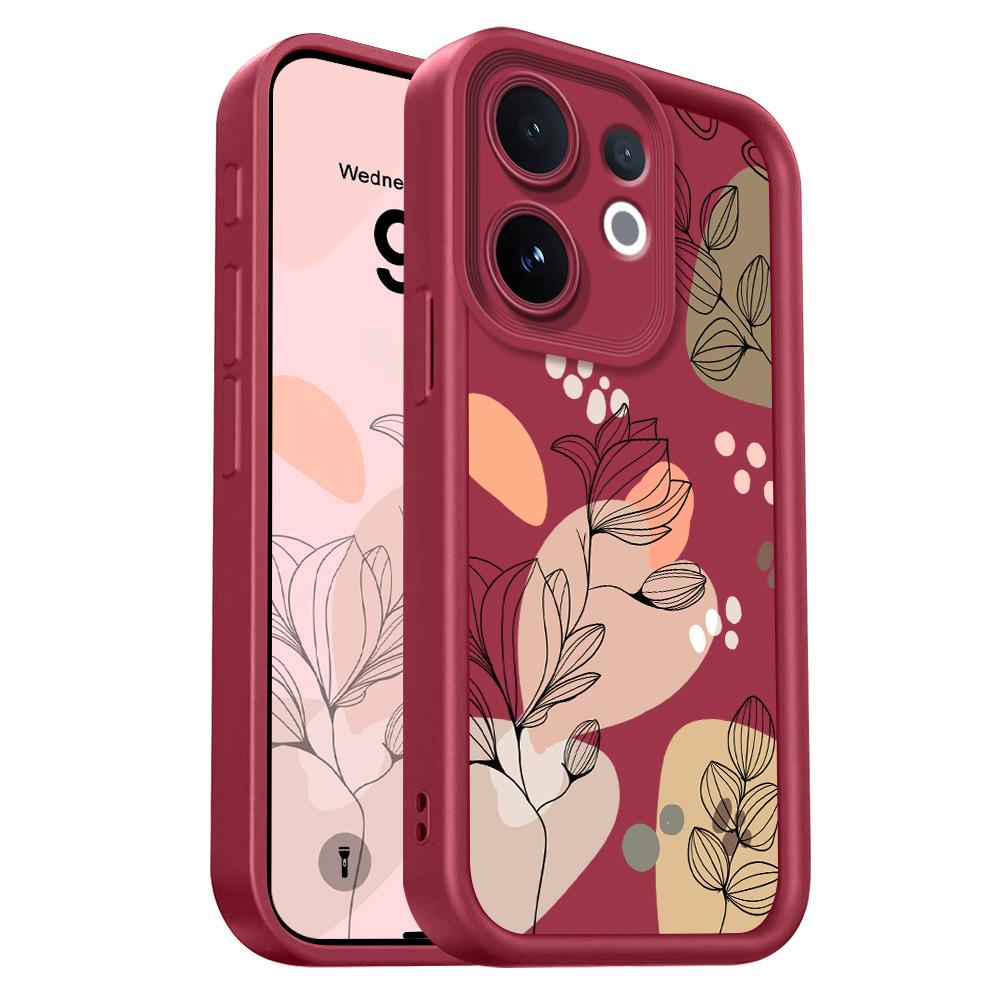 

Charming Flowers Phone Case For VIVO V60 V50 V40 Lite V30 V29 V29E V27 V27E V25 V25E V23 V23E Pro 4G 5G Staircase Soft Cover Vivo V23 5G