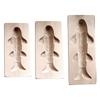 Handcrafted Carp Shaped Steamed Bun Baking Mould Natural Wood Safe For Food Use Easy To Clean Ideal For Pastries