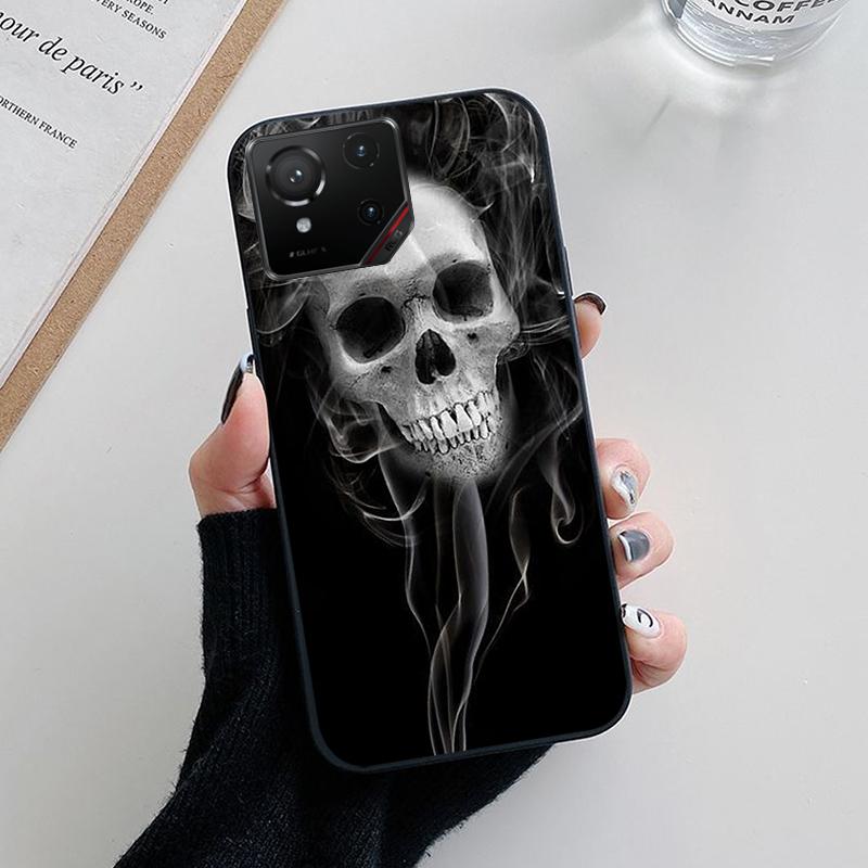 

For Asus ROG Phone 9 Pro 5G Phone Cases Panda Flower Black Back Cover For Phone9 ROG9 ROG 9 Pro Soft Slim Anti Drop Housing ROG Phone 9 Pro