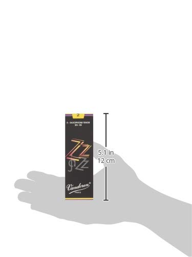 Vandoren ZZ Tenor Saxophone Reeds, Hardness 2 (Pack of 5)