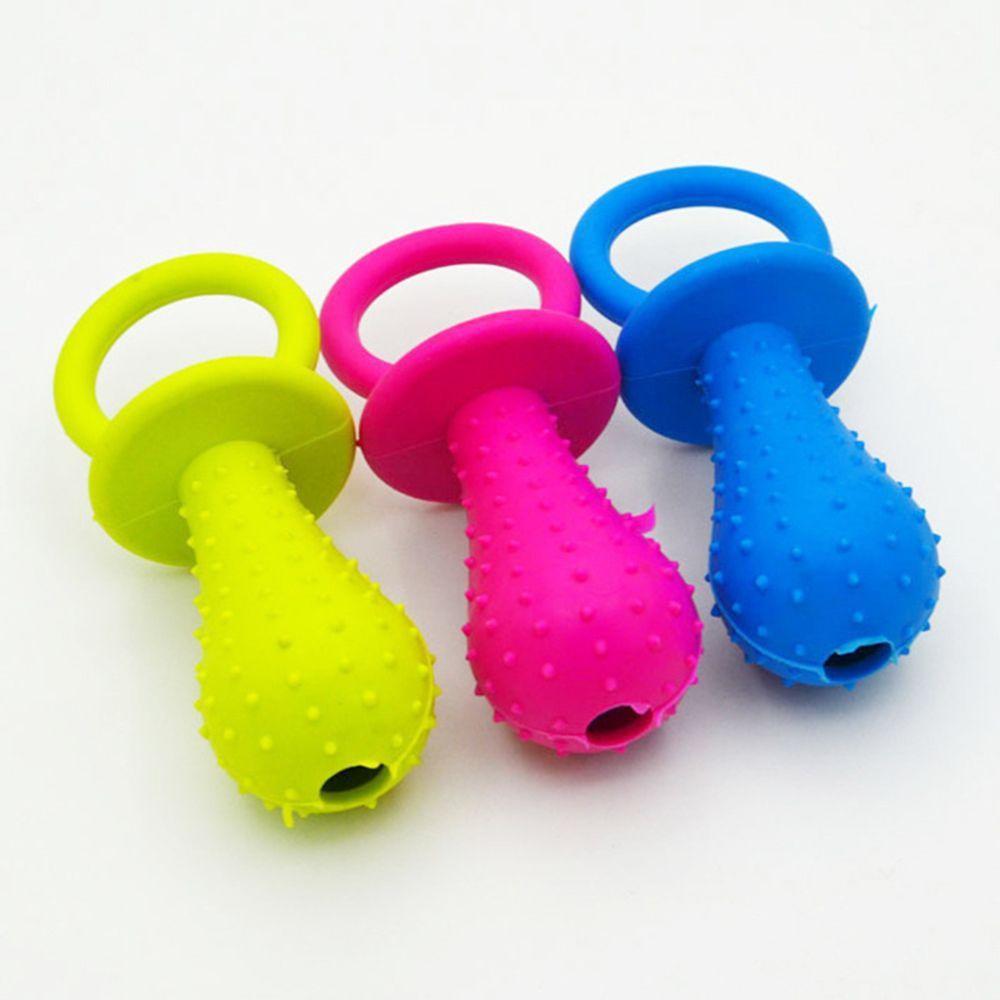 squeaky pacifier dog toy