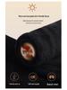 2026 Women's Black High Waist Slimming Micro Flare Trousers - Fluffy Stretchy Winter Style