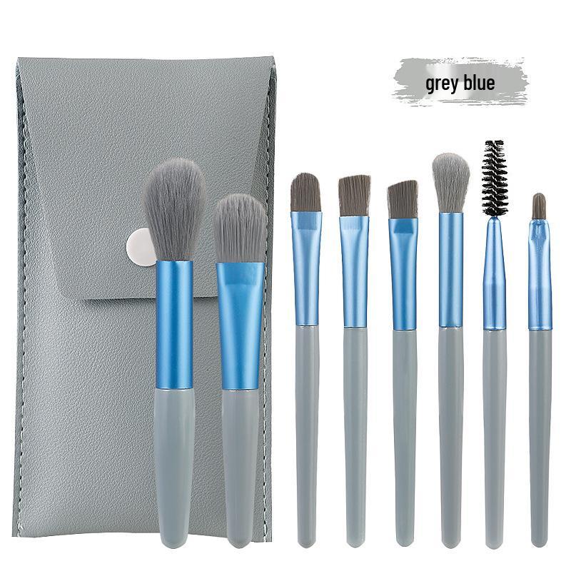 8-Piece Soft Bristle Makeup Brush Set: Eyeshadow, Setting Powder, Blush, Beauty Tools