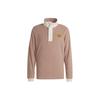 Originals Wh Snap Fleece Solid Color Stand Collar Comfortable Casual Versatile Fleece Lined Long Sleeved II8485