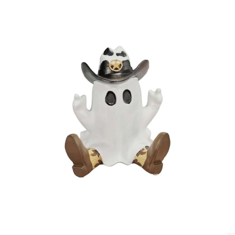 

Funny Specter Tabletop Decoration Lovely Specter Figurine Halloween Cowboy Specter Statue for Party Home China Mainland