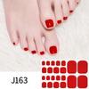 Solid-color Toenail Stickers, Macarons, Full-toe Toenail Stickers, Mixed Nail Plates, Starry Nail Art