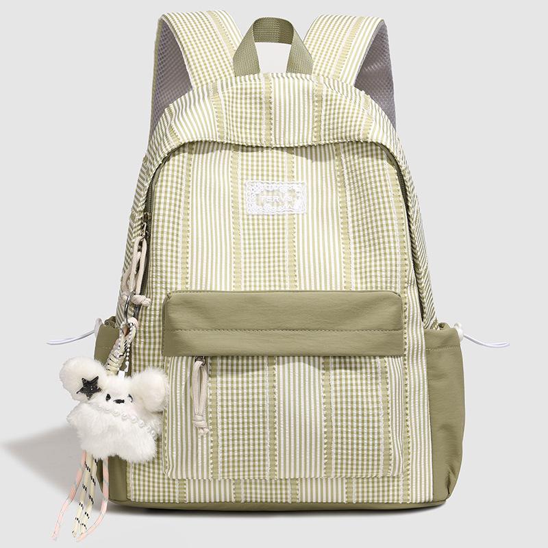 2026 Japanese Cute Girly Double Shoulder Bag - Lightweight, Large Capacity Student Backpack