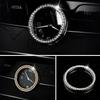 For Mercedes-Benz C E S Class W205 W213 W222 Crystal Style Car Center Front Clock Ring Cover Trim Car Interior Accessories RSTUV1
