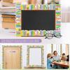 Self Adhesive Blackboard Border Sticker 10m/roll Wall Border Sticker  Library Decor