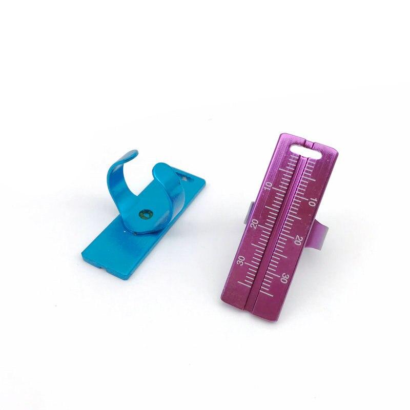 1PC Instruments dentaires Endo Aluminium Doigt Règles Span Mesure Échelle Dentiste Outil