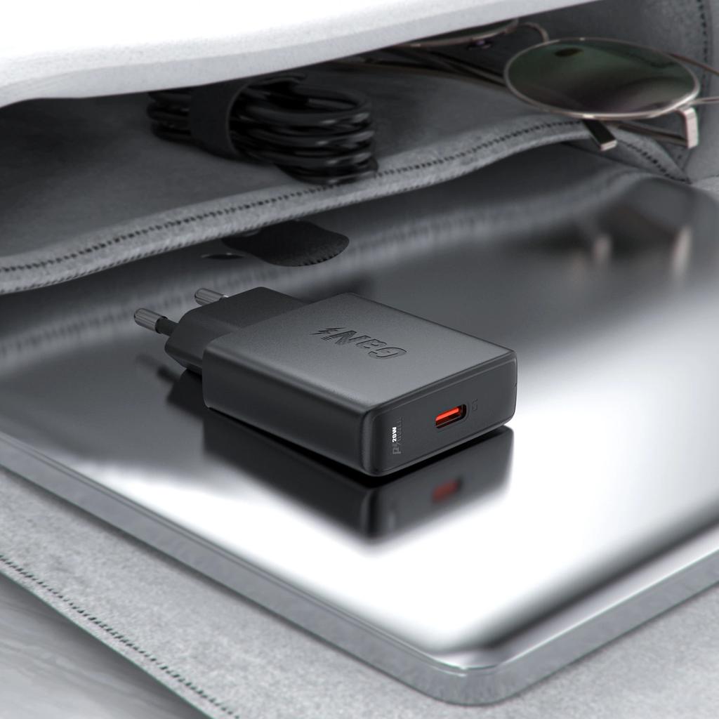 Ładowarka Sieciowa Acefast A65 Pd 20W Gan Usb-C Ultra Slim - Czarna