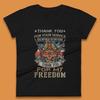 Thank You For My Freedom Womens T-Shirt Mens Tops Tees Unisex