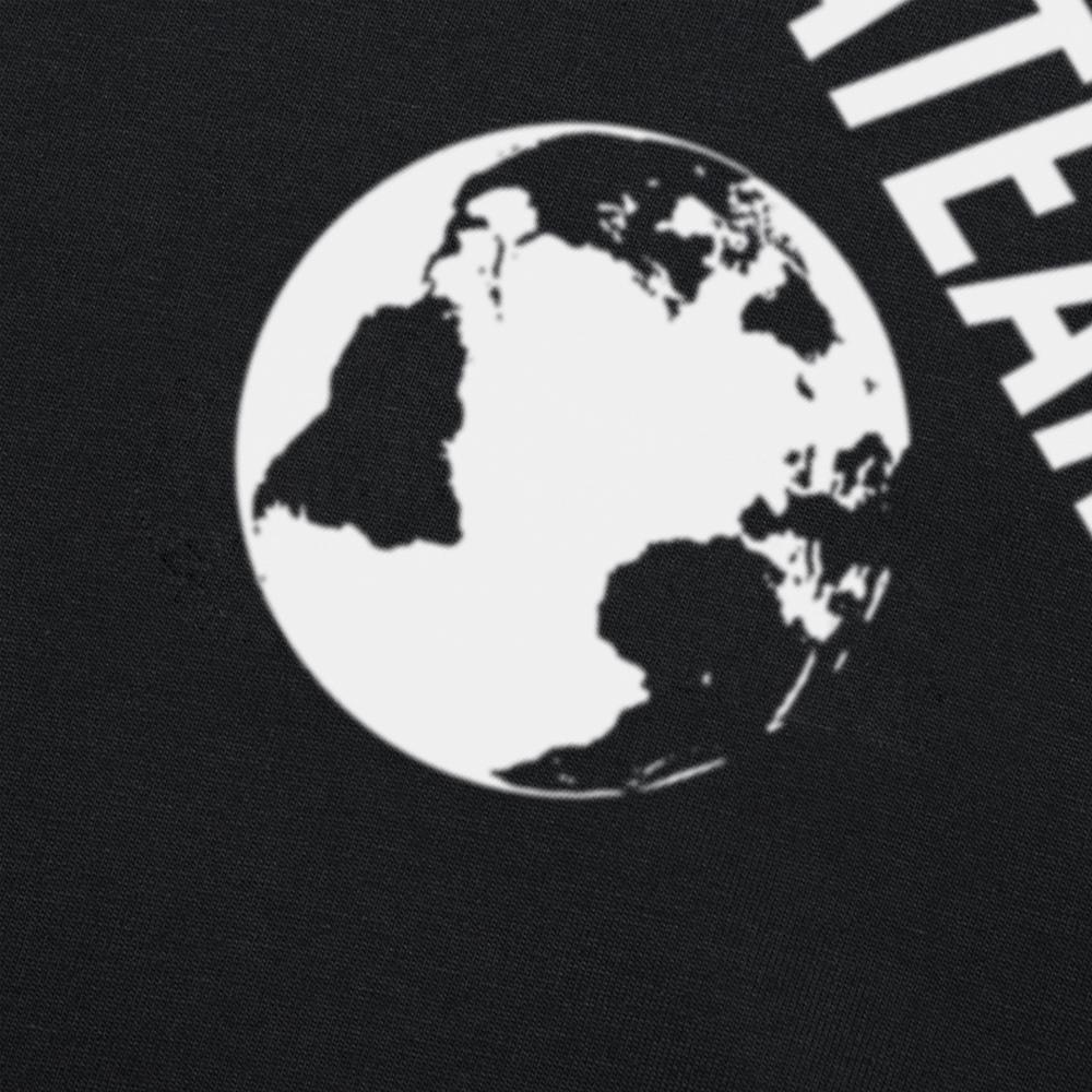 Lustiges Flache Erde Klassische Grafik 100% Baumwolle T-Shirts Herren Damenmode Lässiges T-Shirt Locker Übergroß Streetwear T-Shirt