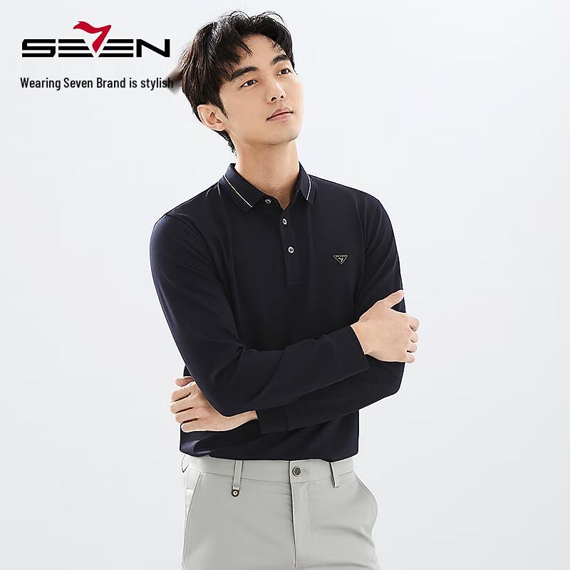 Septwolves Men's Long Sleeve Polo Shirt