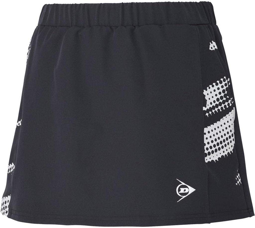Dunlop Game Skirt DAK2493W 2024FW Black L Tennis/Soft Tennis/Badminton