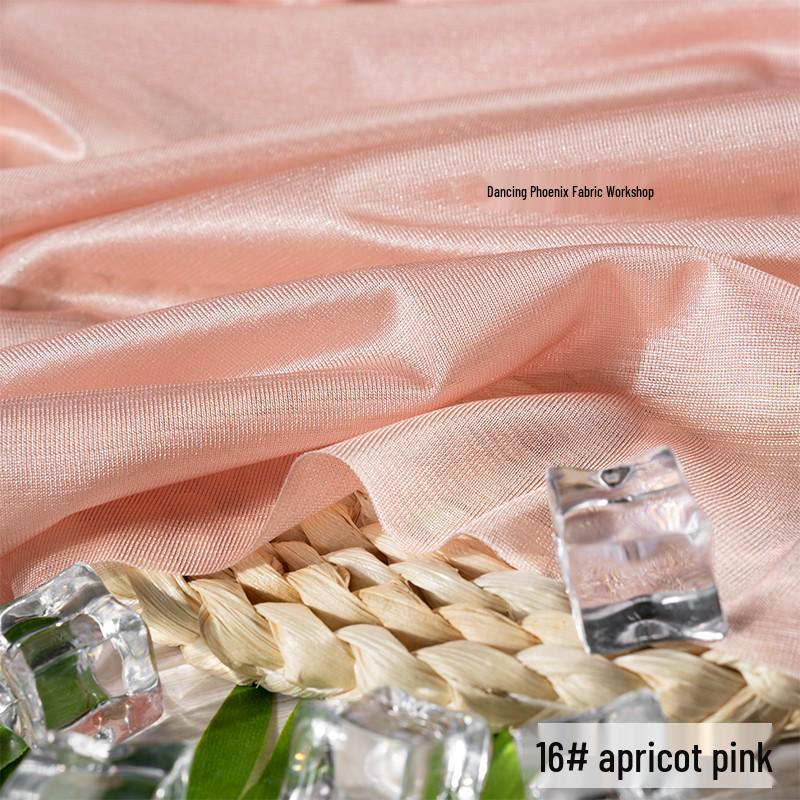 40D Warp-Knitted High-Elasticity Luster Chiffon Lining - Silky, Breathable Fabric for Dresses