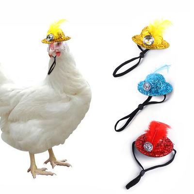 Pet Hats, Chicken Hats, and Chicken Supplies Are Suitable for Interesting Hat Accessories for Small Animals To Dress Up