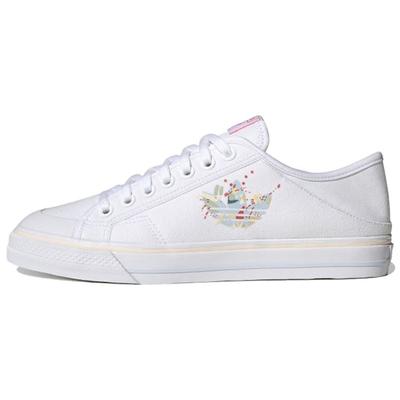 Collapsible Nizza Low White Halo Amber Unisex Sneakers Cloud-White Hazy-Rose GZ8394