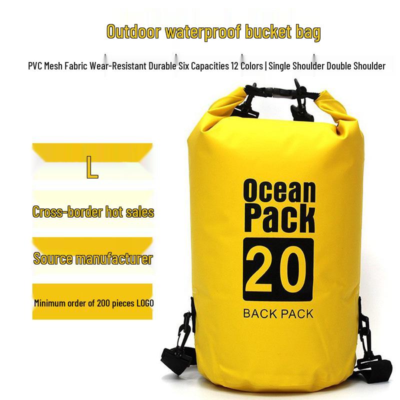 Zaino da esterno impermeabile: Separazione Umido/Secco, Grande Capacità, Ideale per Nuoto e Rafting