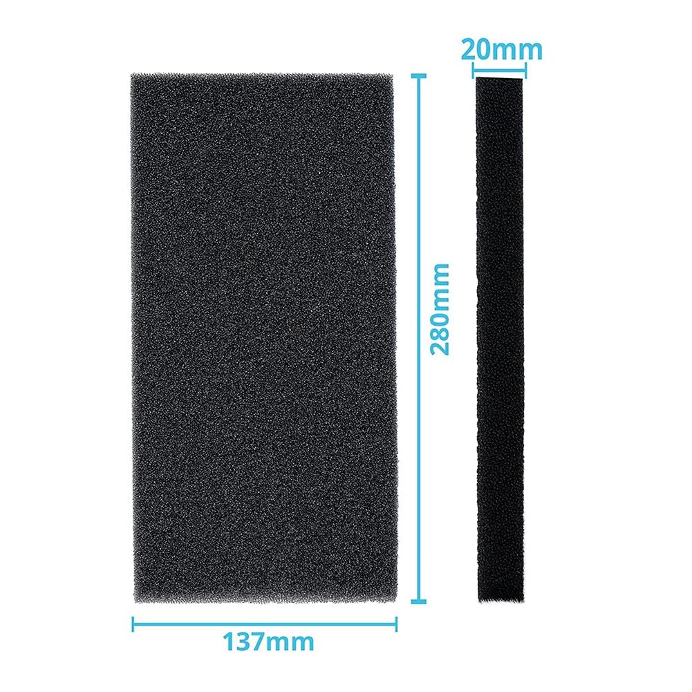 2 vnt. putų filtrai 280*137*20mm Lengvai keičiami Visiškai nauji