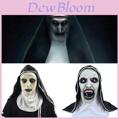 The Conjuring 2 Horror Nun Latex Mask Costume For Halloween Cosplay Party Props