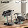 Suporte de Mesa Giratório 360 para Tablet de 4,7-12,9 Polegadas Pode Ser Elevado e Dobrado Suporte Conveniente para Tablet