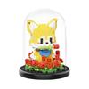 Chao Le Chuang Haustiergarten Rose Kaninchen Lego-kompatible Bausteine Ornament Geschenk