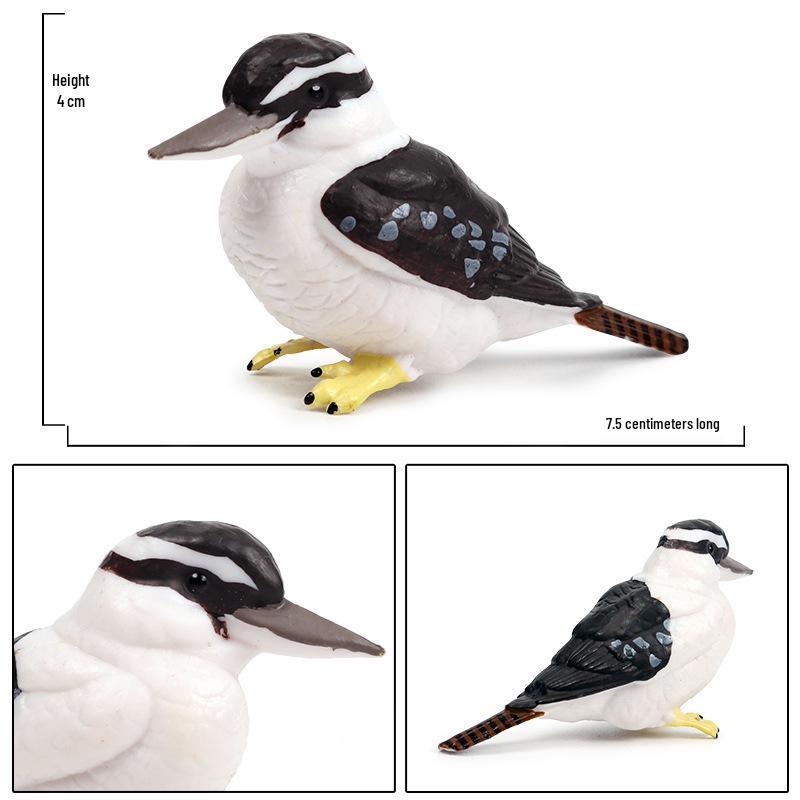 Children's Bird Model Toys: Red-billed Gull, Flamingo, Cormorant, Kingfisher, Blue-footed Booby Ornaments