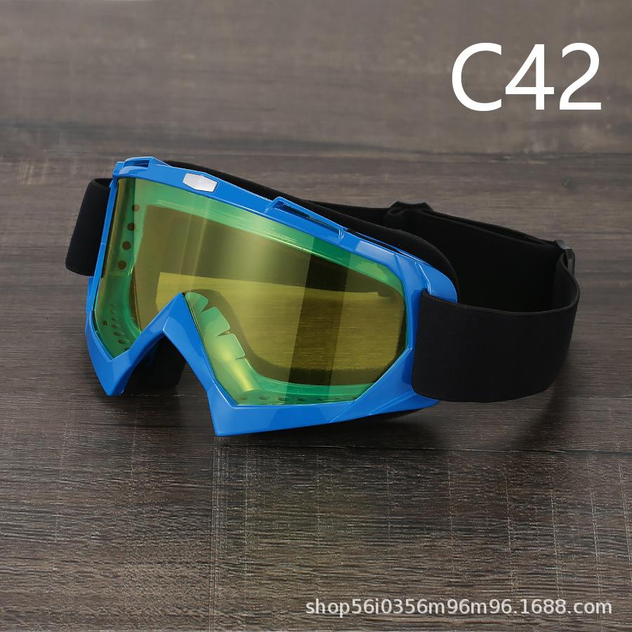Painted Off-road Motorcycle Goggles, Retro Harley, Locomotive Outdoor Sports Riding Goggles, Ski Eyes