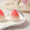 1/4Pcs Handmade Strawberry Shape Scented Candle - Aromatherapy Soy Wax Candle for Birthday, Wedding, Home Decor & Party Gift