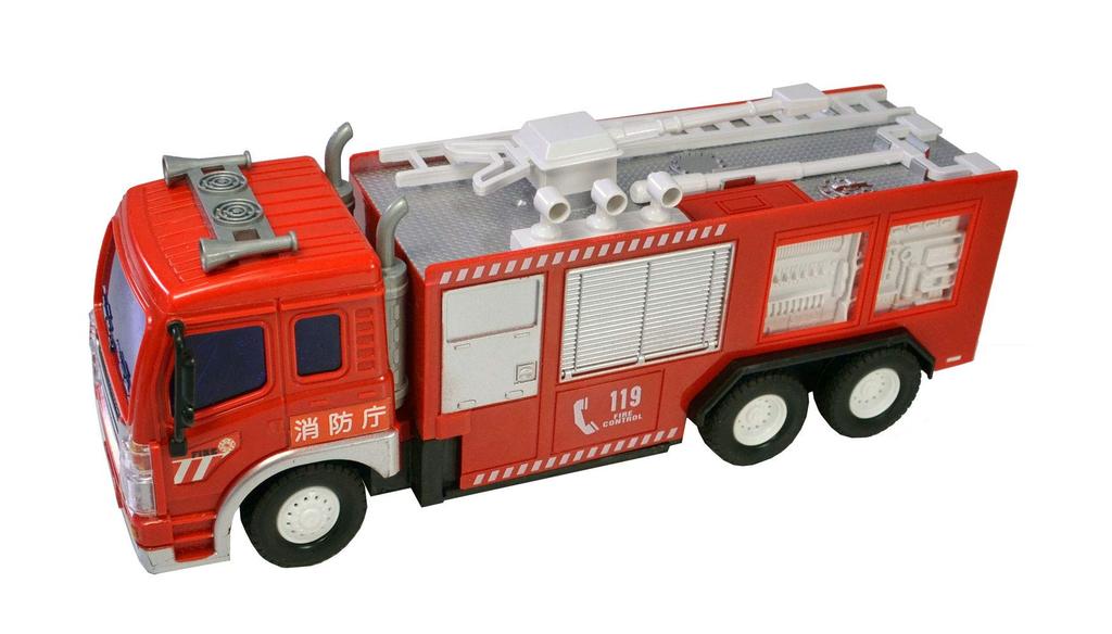 Doyusha Working Vehicle Chemical Fire Truck, Electric Radio Control, WT-EF-1-3480, Red