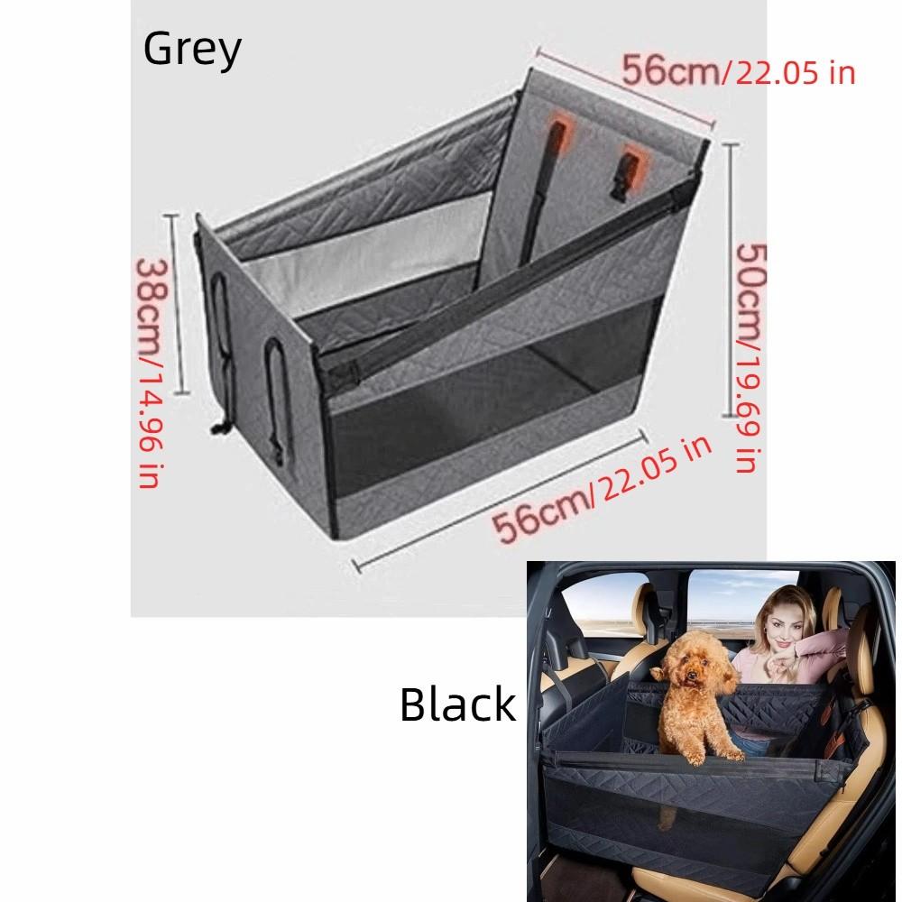 Waterproof Dog Car Seat Universal Pet Car Seat Cover Adjustable Car Seat Basket  Family Travel