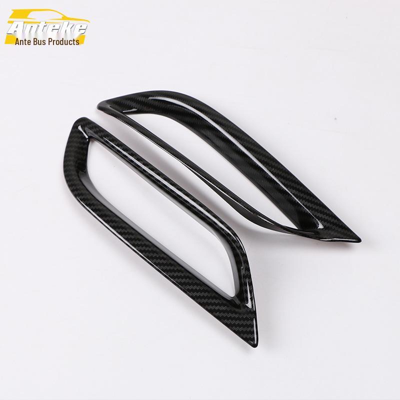 18 Camry Kroužek zadního mlhového světla a Přední ozdobný rám z uhlíkových vláken