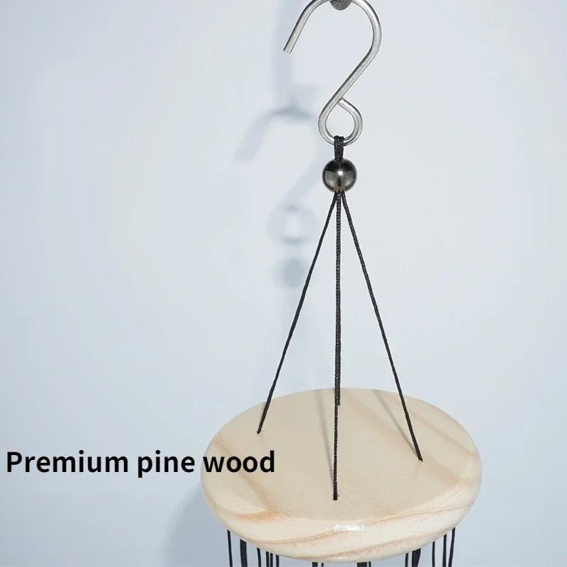 3 Type Outdoor Metal Wind Chimes 18 Inch Yard Garden Tubes Bell Copper Antique Chime Wall Hanging Home Decor Wooden
