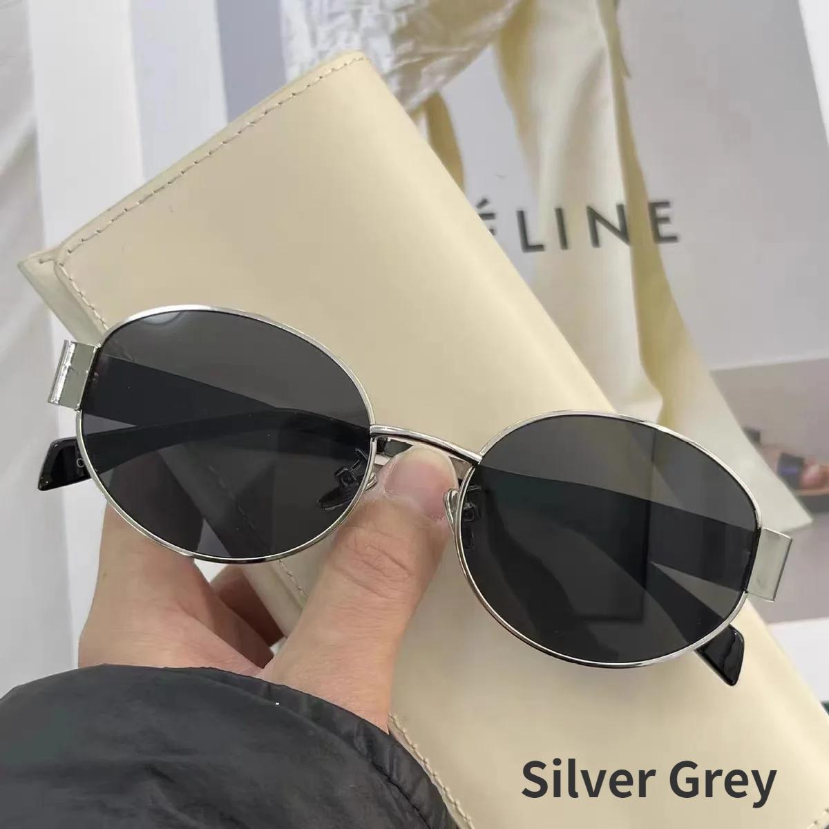 

Новые солнцезащитные очки в овальной оправе для защиты от солнца, ретро-одежда для путешествий, простые очки с защитой от ультрафиолета, очки в маленькой оправе