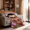 Funny Cool S Skibidi T Toilet Anime TV Blanket Soft Throw Blanket for Home Bedroom Bed Sofa Picnic Travel Office RestBlanketGift