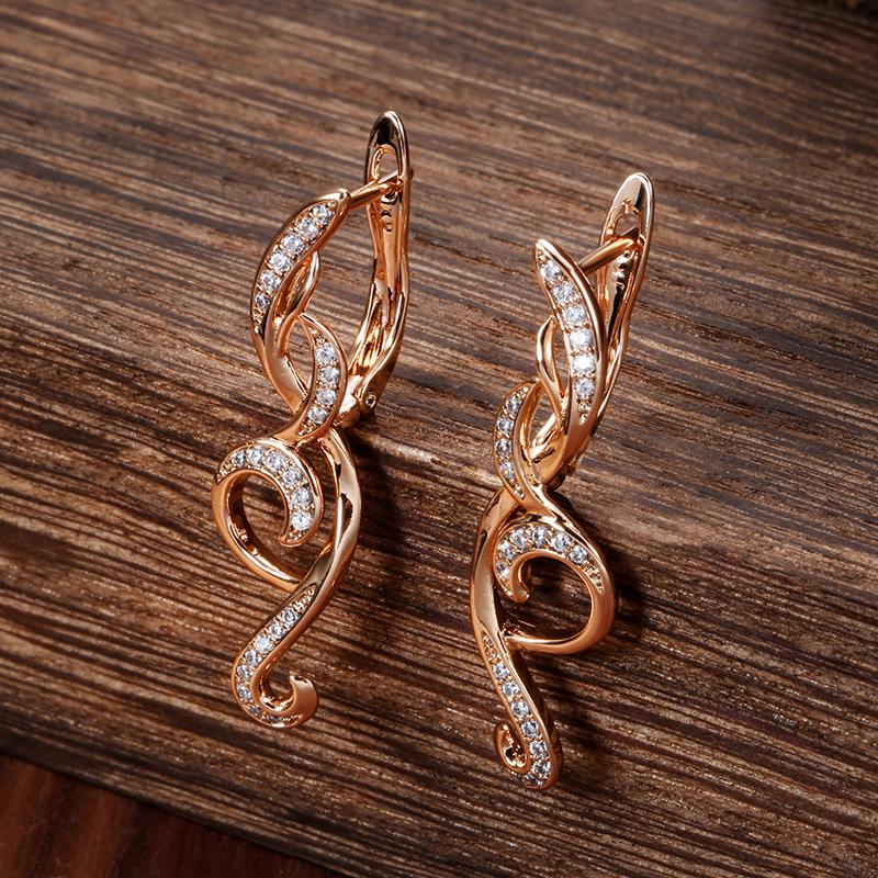 Kinel Fashion Quaste Gold Farbe Lange Damen Ohrringe