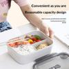 Microwave-safe Plastic Minimalist Healthy Food Storage Container sealed Multi-compartment 1300ml Portable Work Lunch Box