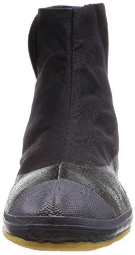 Moonstar Magic Fitter 5-Piece Tabi Socks for Men and Women, Round Toe, Black, Size 26.5 cm, 2E