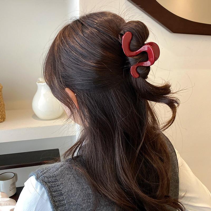 Elegant Women Hair Clip Premium Hairpin Back Head Accessories Simple Irregular Hair Catch  New Fashion Hair Clips