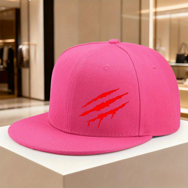 Flat Brim Snapback Cap Men Women Adjustable Hip Hop Baseball Hat