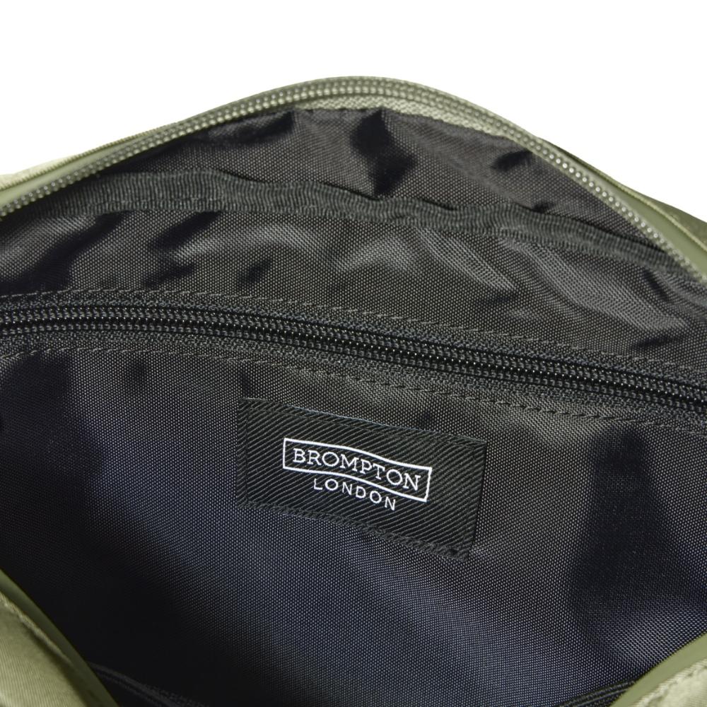 Brompton London Commuter Square Cross Bag - Khaki (P245Acr104)