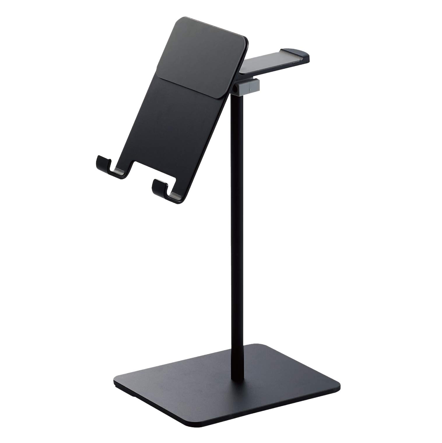 

ELECOM Подставка для наушников с дугой до 55 мм для планшетов и смартфонов Совместима с Nintendo и Fire Алюминий Черный [Широкая совместимость] [5.0-11 чёрный