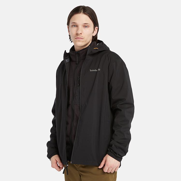 Timberland Outdoor Waterproof Jacket Men Jacket Black A2GUS-001