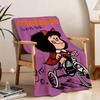 Blanket Cute Throw Super Cosy M-MafaldaS-ES Plush Living Room Sofa Cartoon Couch Childish Birthday Gifts