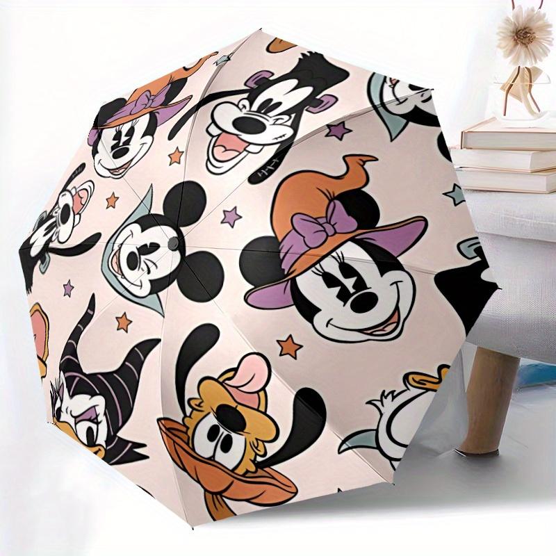 1pc Halloween Disney Characters 8-Rib Automatic Folding Umbrella, Portable & Foldable, All-Season Portable Umbrella for Women & Men Y250726021