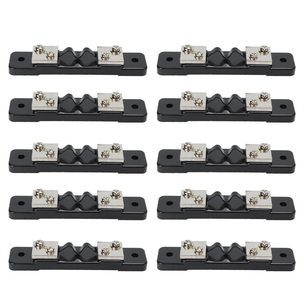10Pcs/Set 75mV DC Current Meter Shunt Resistor for Test Equipment Digital Analog Ammeters 50A