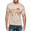 Plus Size Summer For Man Tshirt Vintage 1970 Limited Edition Mountain Sunset Short Sleeve Workout ONeck Top Tees