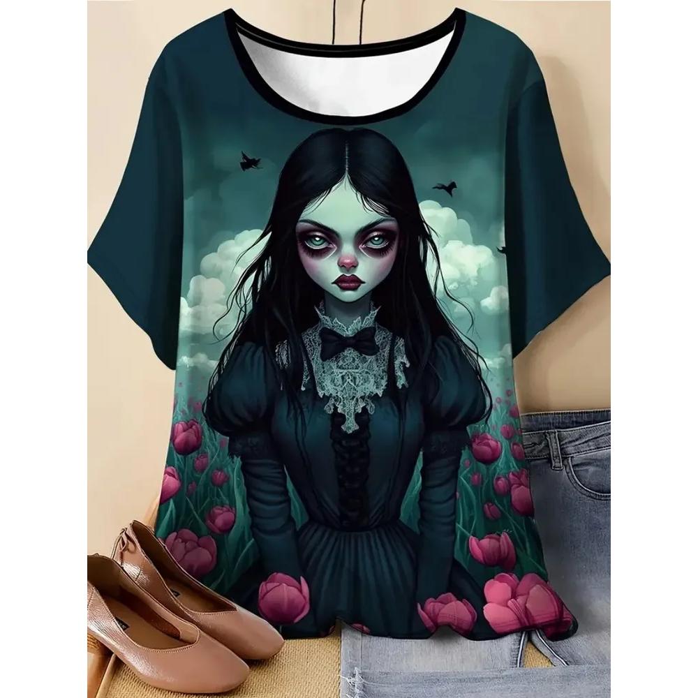 Casual Simple Women's Short-sleeved Fashion Versatile Top Breathable T-Shirts Women’s